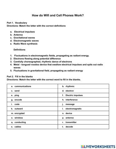 How do WiFi and cell phones work