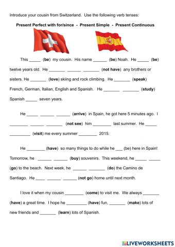 Unit 2.2 introducing my cousin