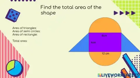 Circles, Area and Circumference worksheet