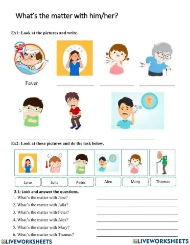 Health problems - exercise