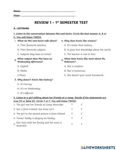 Jenny-Grade 6-Review 1