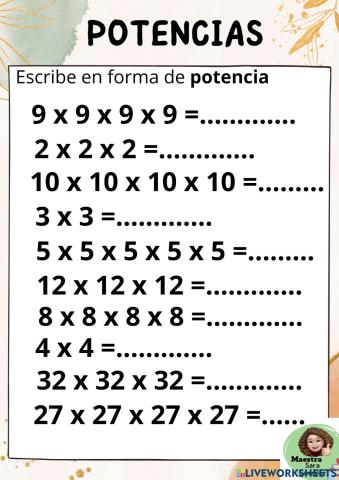 Potencias