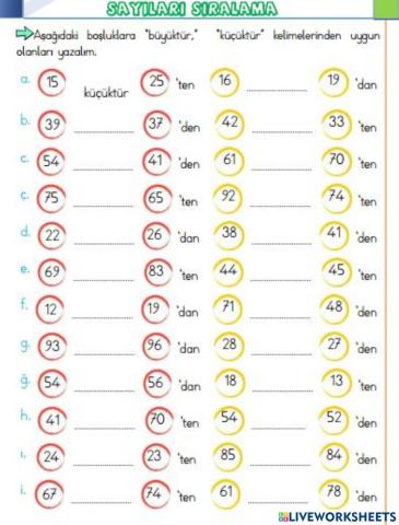 Büyüktür-Küçüktür
