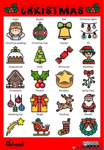 CHRISTMAS VOCABULARY (20 words)