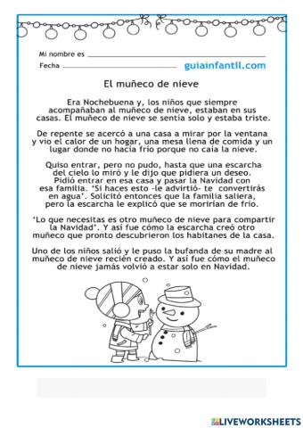 Cuento snowmen