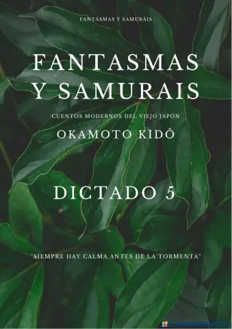 Fantasmas y samuráis - Dictado 5