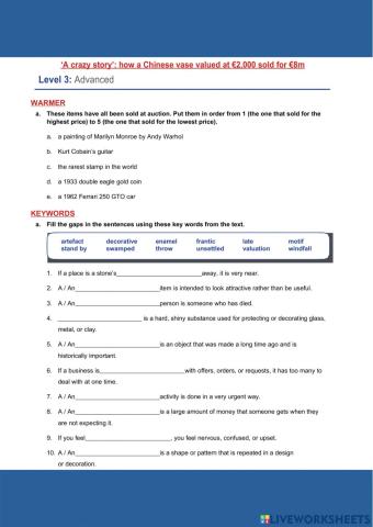 Chinese vase valued at €2,000 sold for €8m - reading