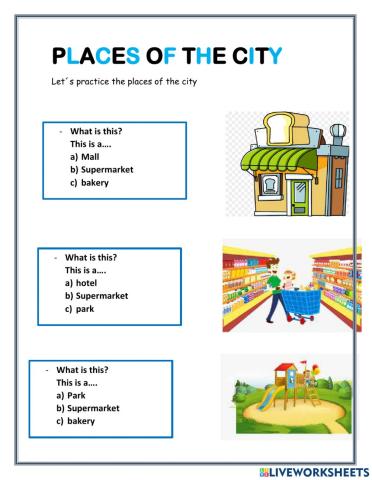Places of the city