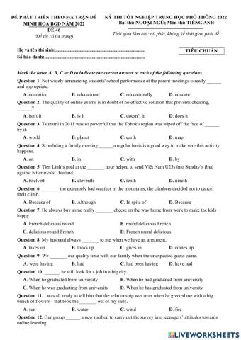 ĐỀ TN số 46-2022T