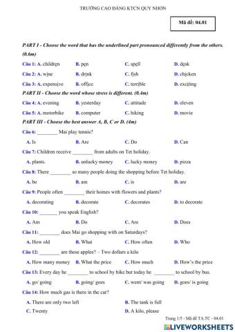 Tck- test 4- cdktcn quy nhon