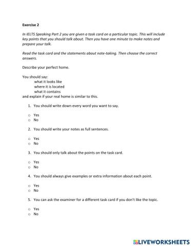 IE2, Unit 1, Speaking, Exercise 2