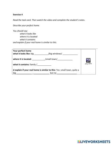 IE2, Unit 1, Speaking, Exercise 4