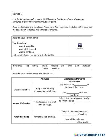 IE2, Unit 1, Speaking, Exercise 5