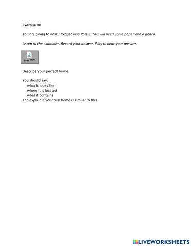 IE2, Unit 1, Speaking, Exercise 10