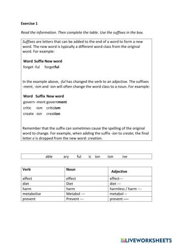 IE3, Unit 2, Grammar and Vocabulary, Exercise 1