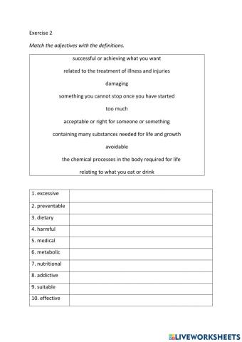 IE3, Unit 2, Grammar and Vocabulary, Exercise 2