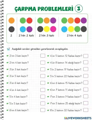 Çarpma Problemleri-3