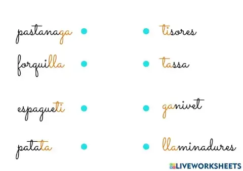 Síl·labes i menjar