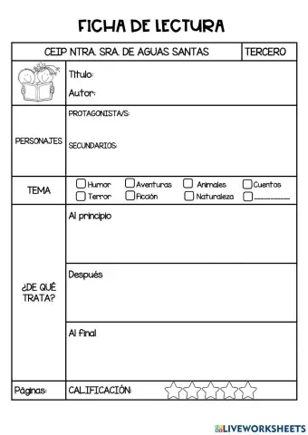 Ficha de lectura