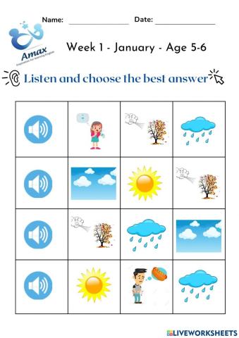 Week 1 - January - Age 5-6