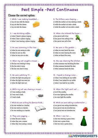 Past Simple Past Continuous