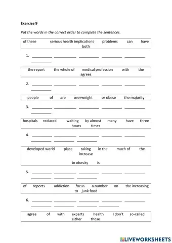 IE3, Unit 2, Grammar and Vocabulary, Exercise 9