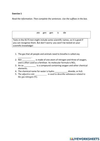 IE3, Unit 2, Reading, Exercise 1