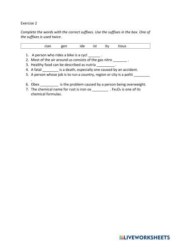 IE3, Unit 2, Reading, Exercise 2