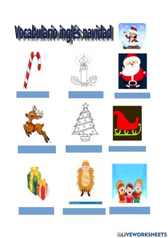 Vocaburario navidad
