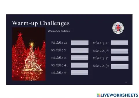 Riddle Intro Challenge