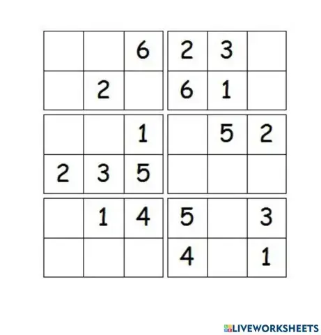 Sudoku 6x6