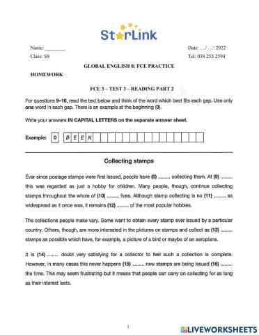 Foreign teacher-S8-Week 19-FCE Practice