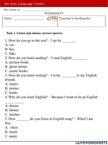 Test 2 English 5
