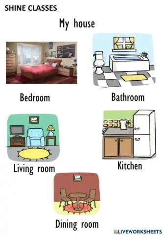 Rooms in the house