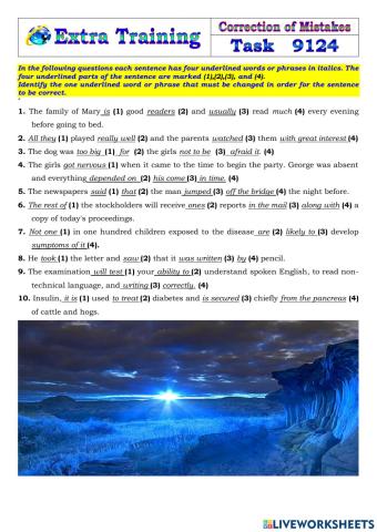 Extra Training  9124