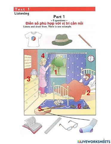 Starters 6- Test 1- Listening