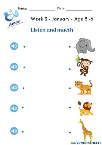 Week 2 - January - Age 5-6