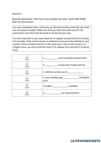 IE3, Unit 2, Listening, Exercise 2