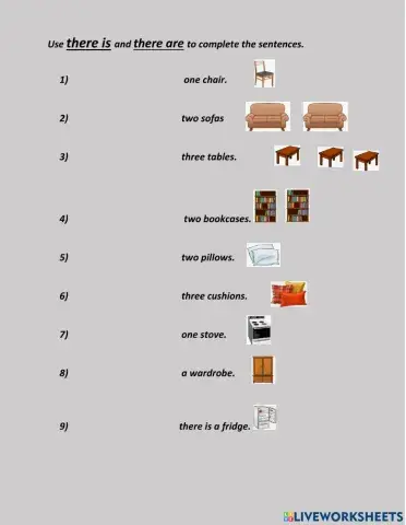 There is and ther are