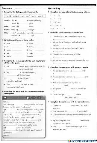 Gateway A2 Revision Unit 1-4