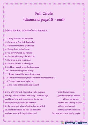 Full Circle: diamond page 18 - end