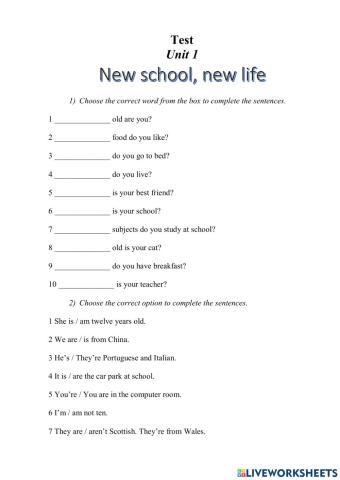 English witn bloggers - Test