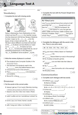 Go getter 2 Unit 1 Test