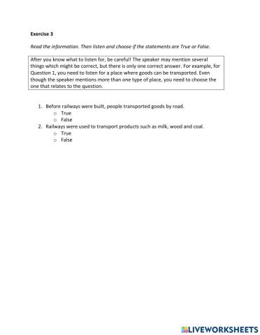 IE2, Unit 2, Listening, Exercise 3