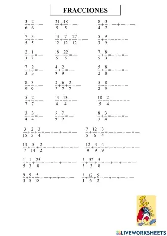 Fracciones ESO