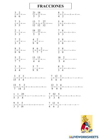 Fracciones ESO