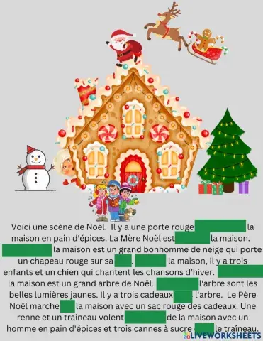 Les Prépositions de Lieu : Noël