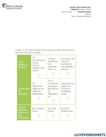Fenómenos meteorológicos