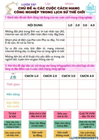 PHT Chủ đề 4 - Luyện tập