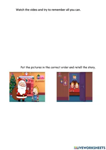 Christmas Story: Retell the Story